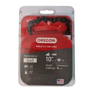 Oregon S40 AdvanceCut Chainsaw Chain 10" Bar 3/8 LP .050 Gauge – NEW Sealed